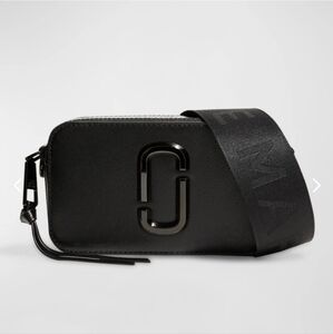 Marc Jacobs Black Leather Crossbody Bag